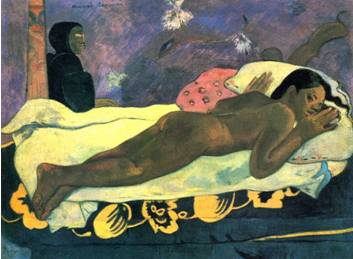 Paul Gauguin  (the spirit of the dead keeps watch)